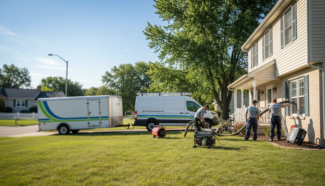 Flooded Basement Restoration And Cleanup With Repair in Berlin, OH near me